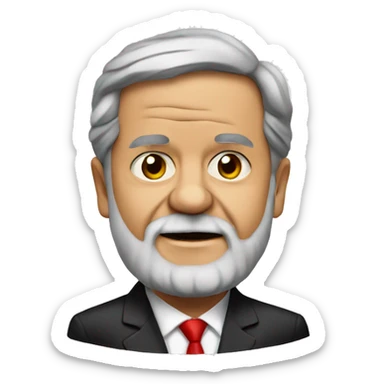 presidente lula faixa sticker