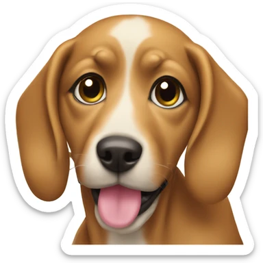 dog wearing a bikini sticker