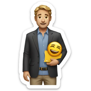 Movie producer hates his work sticker