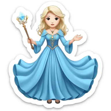  magicienne pour site Web thème magie  sticker