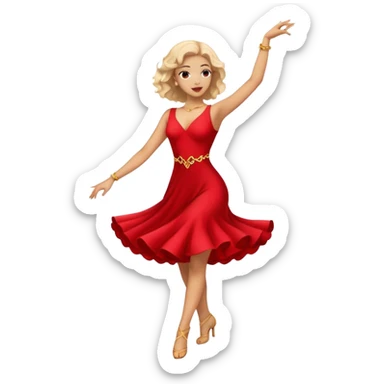 Minie bailando sticker