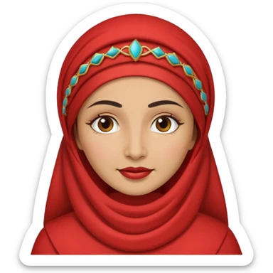 moroccan woman sticker