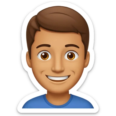 A man saying goodnight in Spanish sticker