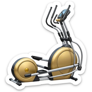 Elliptical sticker