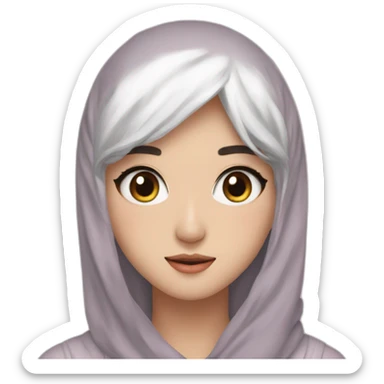 Kim Taehyung from BTS with a Muslim girl sticker