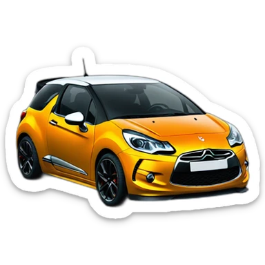 Ds3 racing sticker