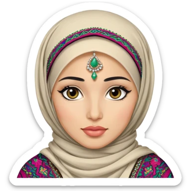 Afghan, pretty lips, afghan clothes, light skin, hijab, afghan jewelry pretty bratz baddie, black eyeliner sticker