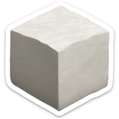 white limestone sticker