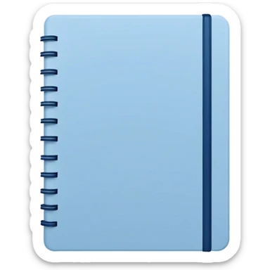 pastel blue bullet journal dot and make it very deep blue in colour  sticker