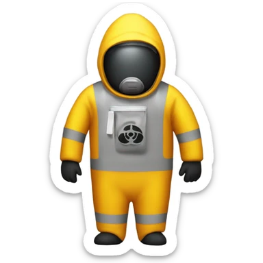 Hazmat suit  sticker
