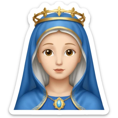 virgin mary sticker