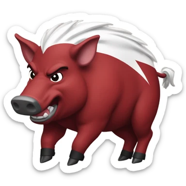 Arkansas razorback sticker