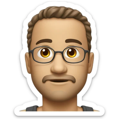 un gars qui dit va te faire fourte sticker