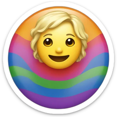 Lénine avec un drapeau lgbt sticker