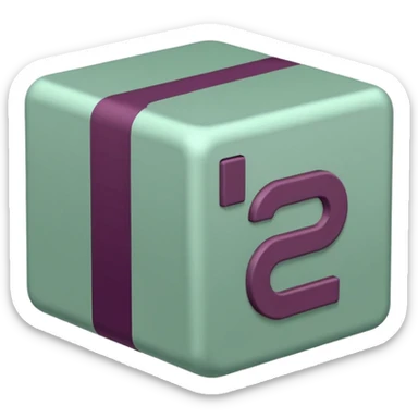 animated gif the word Sent in sage green and plum colors sticker