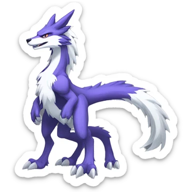 Cool Edgy Sergal species by LiLaiRa full body sticker