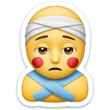 injured emoji sticker