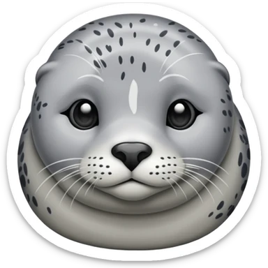 Harbor seal sticker