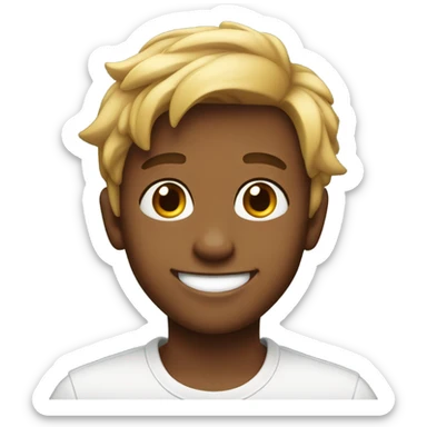 Handsome boy sticker