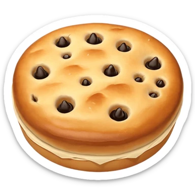 round focaccia without seasoning sticker