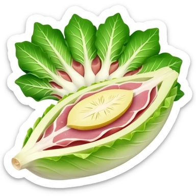ENDIVE entourée d'une tranche de JAMBON sticker