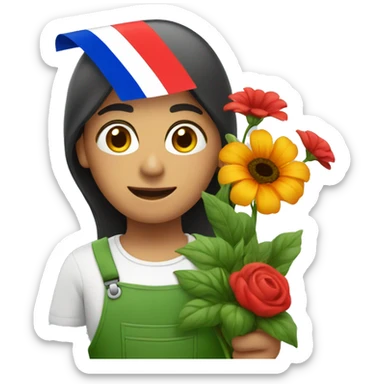 florist with armenian flag sticker