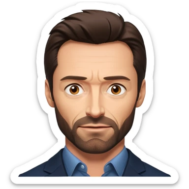 hugh jackman sticker