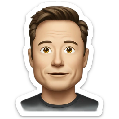 elon musk lupa sticker