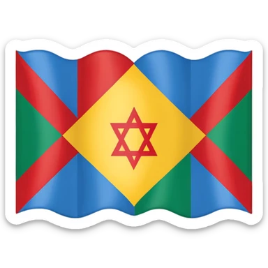 Amazigh flag emoji sticker