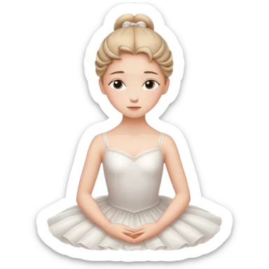 White Suit – Dreamy
 Young ballerina in white outfit, eyes half-closed, peaceful dreamy mood.

















































 sticker