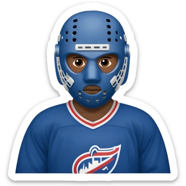 kanye west ice hockey mask sticker