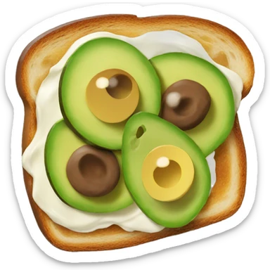 Avocado toast  sticker