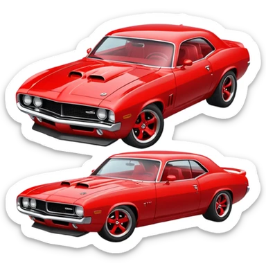 Hell cat car emoji sticker