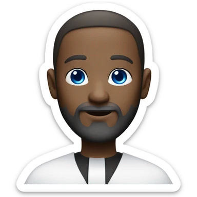 Priest w blue eyes and beard sticker