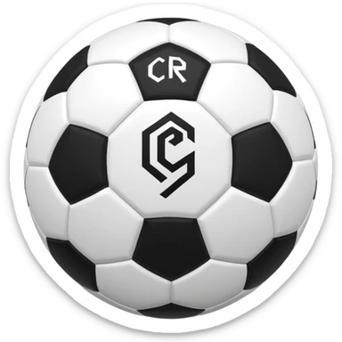 Sa un emoji de balón de CR7  sticker