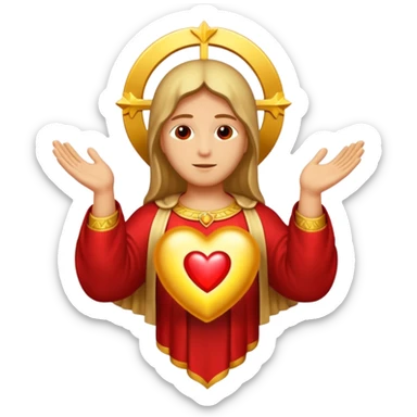 sagrado corazón de Jesús  sticker