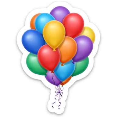 Balloon popped sticker