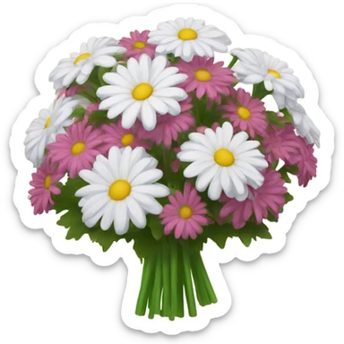 bouquet of chrysanthemums sticker