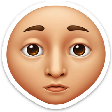 give me just the human nose only nose should be there  sticker