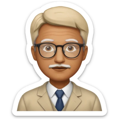 Professor in the la casa de papel TV show sticker