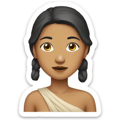 Philippine woman precolonial sticker