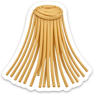 uncooked spaghetti sticker