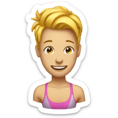 Emoji fitness  sticker