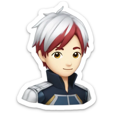 Shoto todoroki sticker