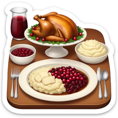 Thanksgiving Dinner  sticker