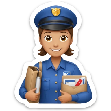 Postal worker – mail bag





 sticker