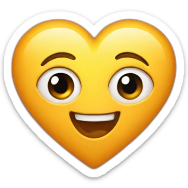 heart with an "I" inside  sticker