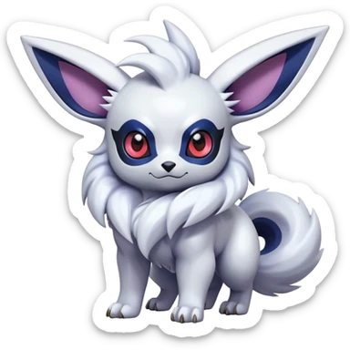 Epic Shiny Cool Cute Kawaii Eevee-Absol-Zorua-Pokemon Full Body sticker