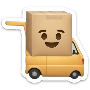 a delivery infite symbol sticker