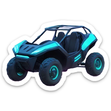 cyber punk UTV neon sticker